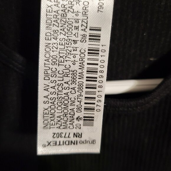 NWOT Zara Rhinestone Women's Top SZ XS/S - Picture 6 of 8